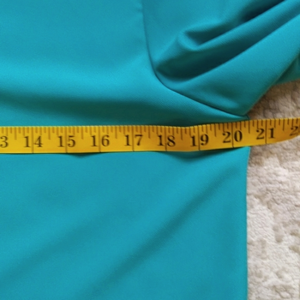 Appleseed's Petite Button Down Blouse Shirt 6 Petite Green - Picture 12 of 13